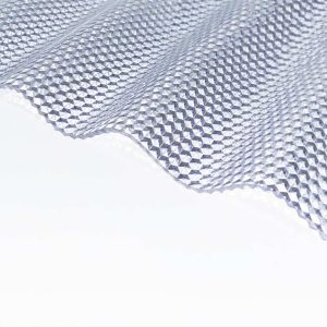 Muovikatto Polykarbonaatti - Kirkas DIAMOND 76/18 (leveys 1045 mm)