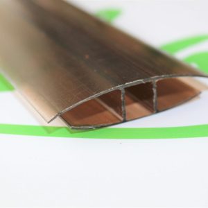 H Lista Muovi - Pronssi (4-mm)