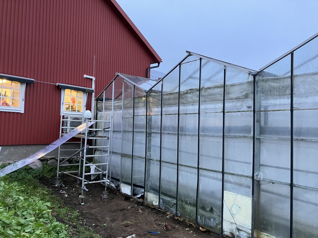 Drivhus før renovasjon
