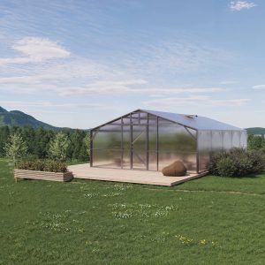 Myrskynkestävä Kasvihuone MAKAN 600 (36–120 m²)