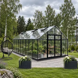 Premium lasikasvihuone House Lux