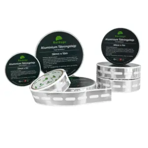 Hengittävä alumiiniteippi kennolevylle (25mm - 60mm)