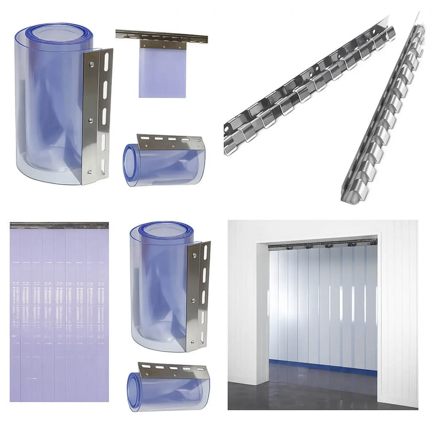 PVC lamelliverhot systeemi